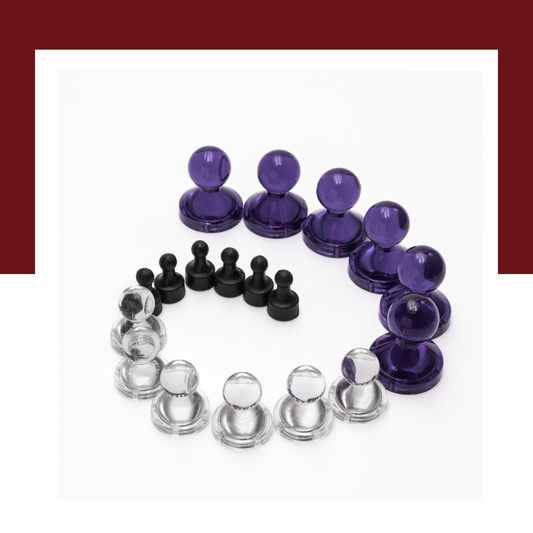 Organization with Magnetic Push Pins from Magnet Store
