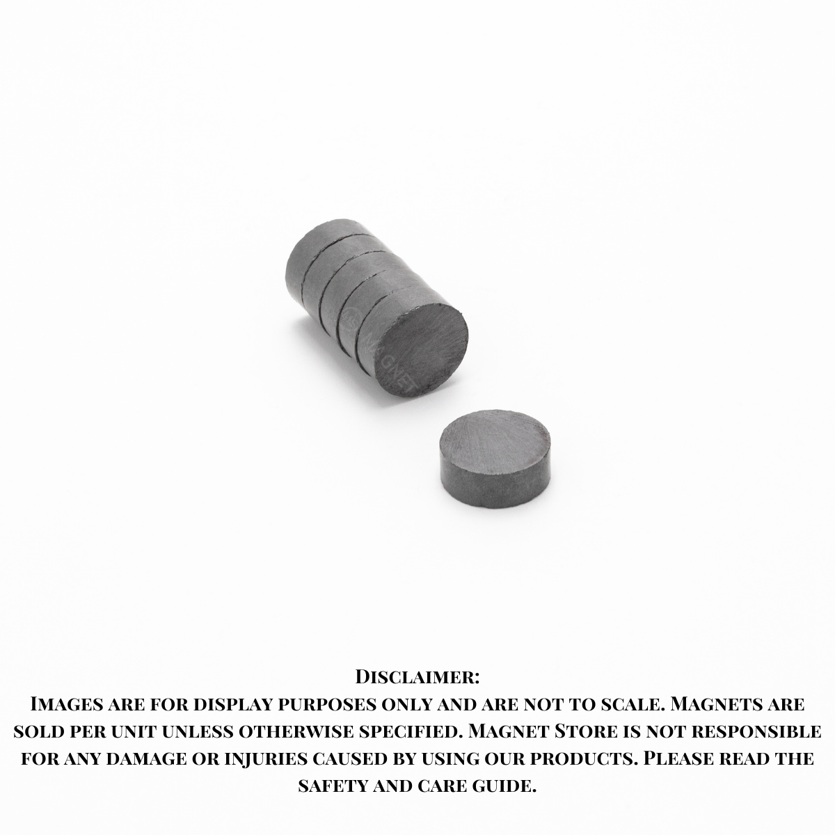 13x4.7mm Y30BH Unc Ferrite Disc Magnet