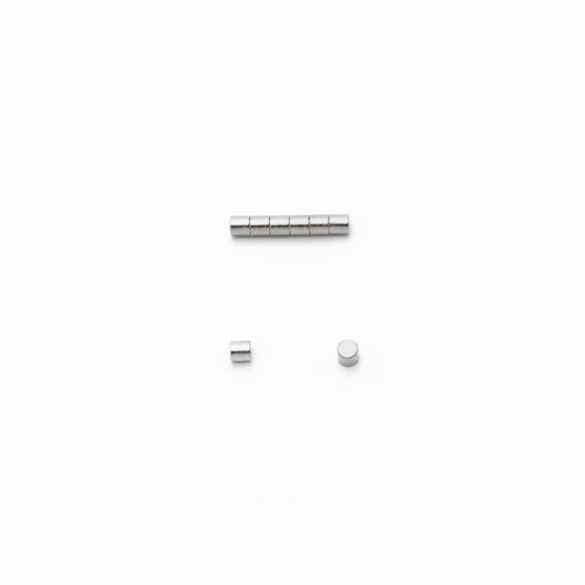 2x2mm N38 Ni Neodymium Disc