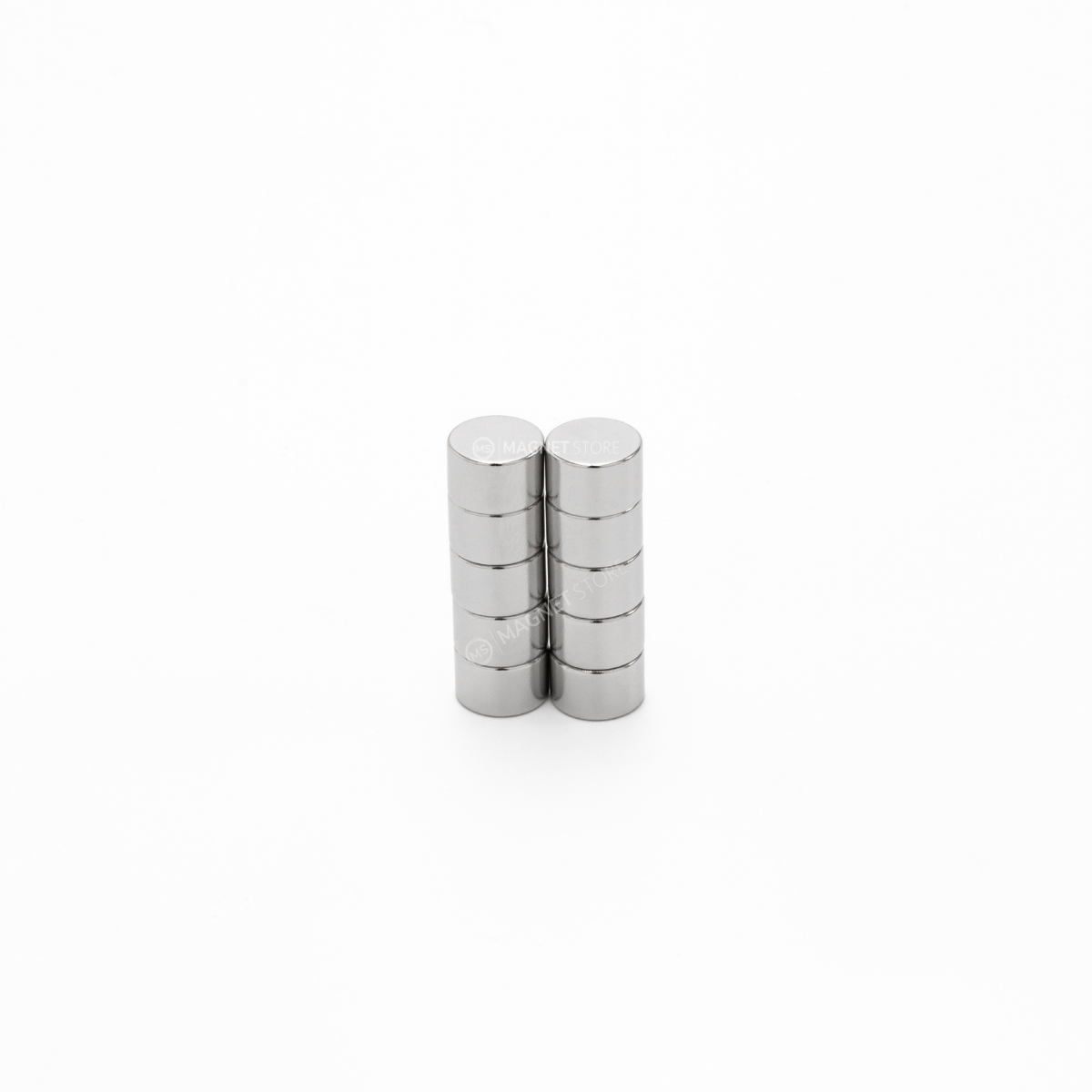 8x5mm N38 Ni Neodymium Disc