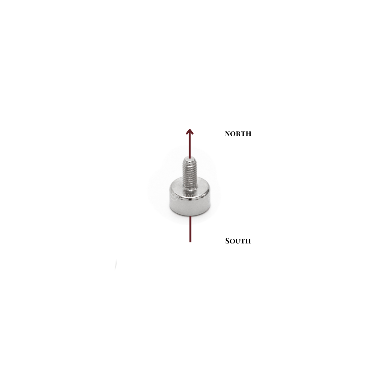 D8 xM3 N35 Ni Neodymium Pot Magnet