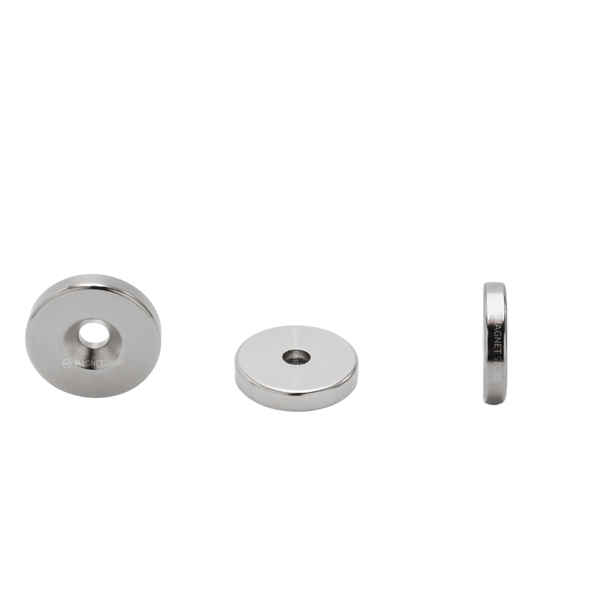 Neodymium Countersunk Magnet Od30xD13/D6.5x6mm Ni N38
