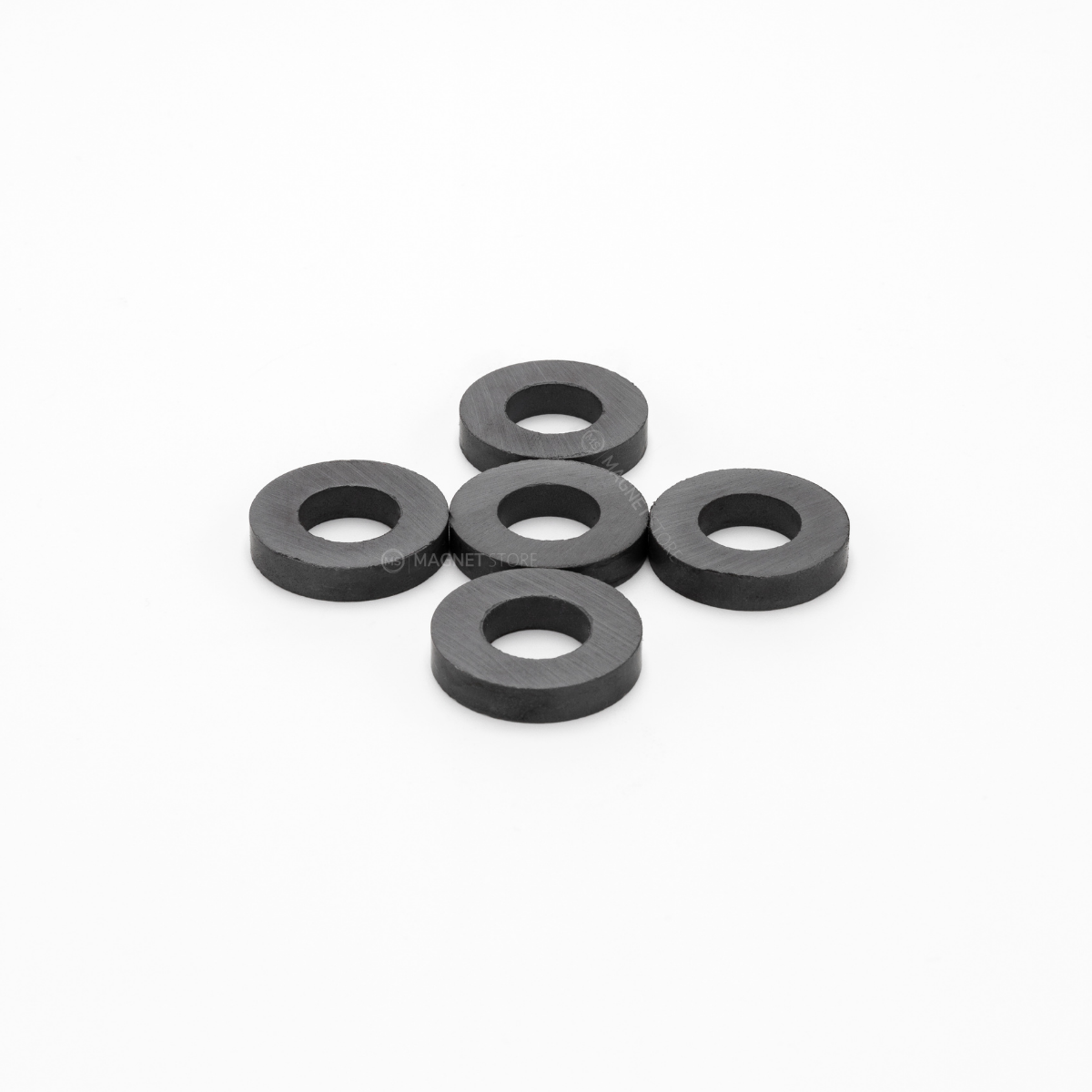 Od25xId12x5mm Y30BH Uncoated Ferrite Ring Magnet