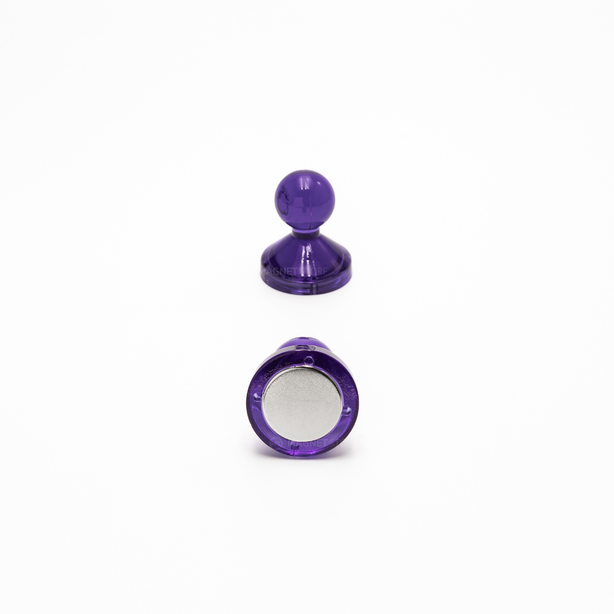 Purple Magnetic Pushpin 27x33mm