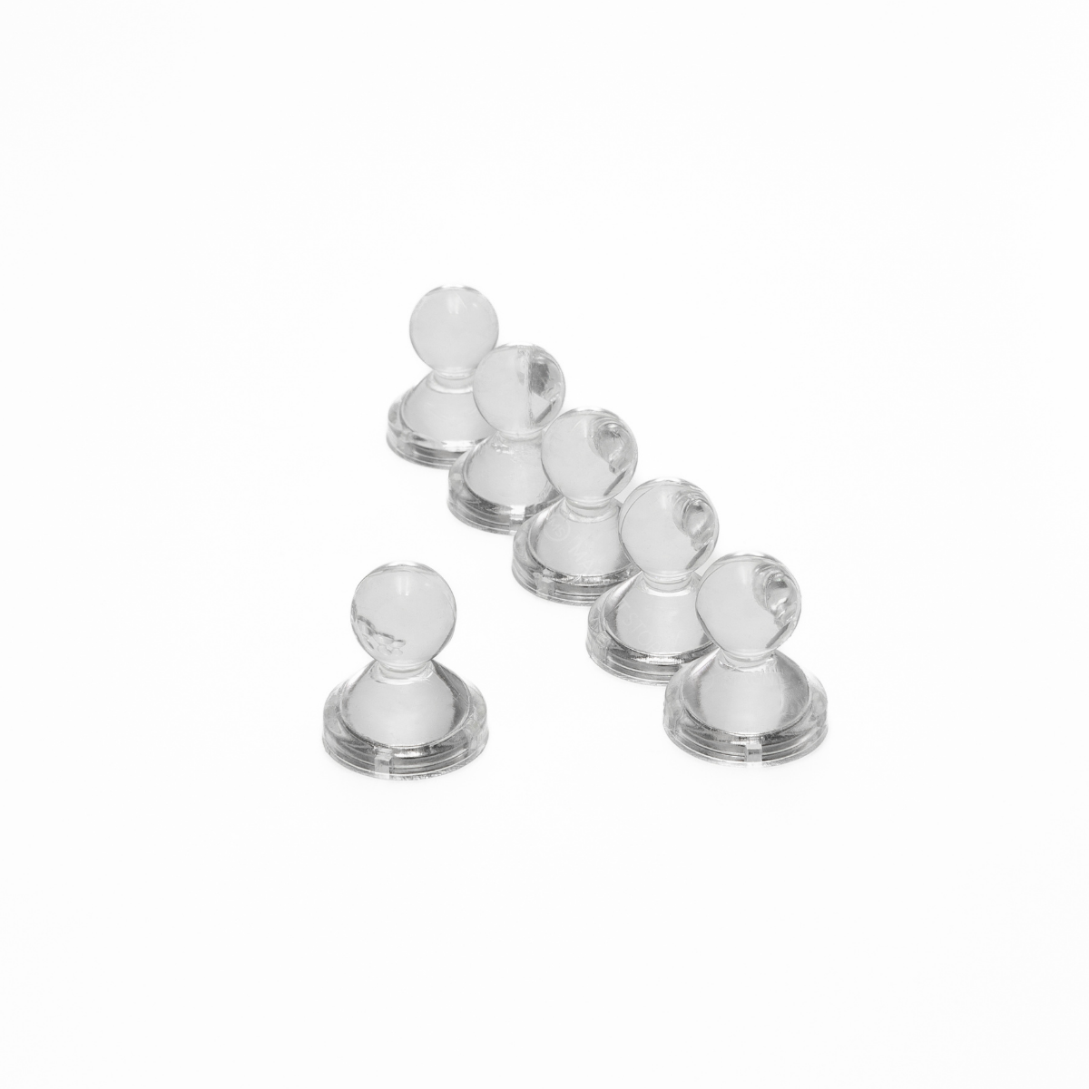 White Magnetic Pushpin 21x26mm