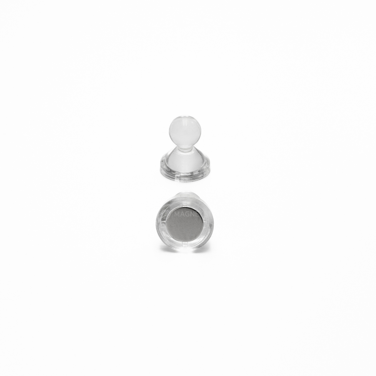 White Magnetic Pushpin 21x26mm