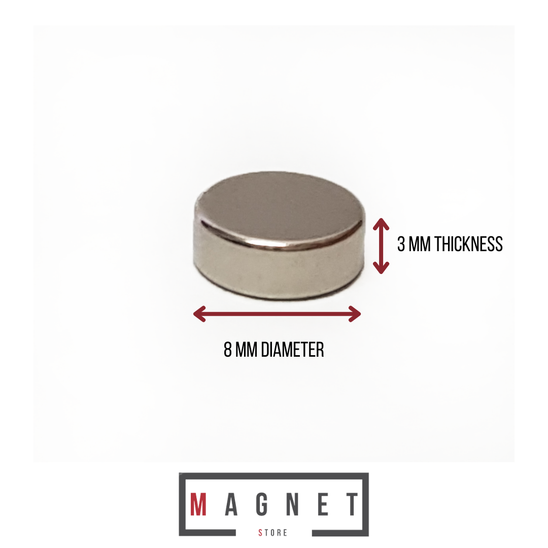 Store Neodymium Disc 8x3mm, N38 Ni, more sizes to buy Store South Africa