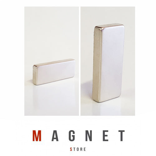 50x20x8mm N38 Ni Neodymium Block