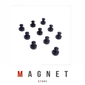 Black Magnetic Pushpin 12mm x 21mm