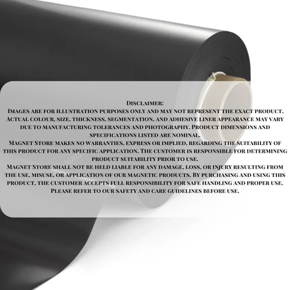 0.85mmx620mmx15m Magnetic Roll for Vehicle Advertising | UV Protected. Call to Order Product. Flexible magnet. Sold at Magnet Store South Africa, Call to order and in-store. Disclaimer:
 Images are for illustration purposes only and may not represent the exact product. Actual colour, size, thickness, segmentation, and adhesive liner appearance may vary due to manufacturing tolerances and photography. Product dimensions and specifications listed are nominal.
Magnet Store makes no warranties