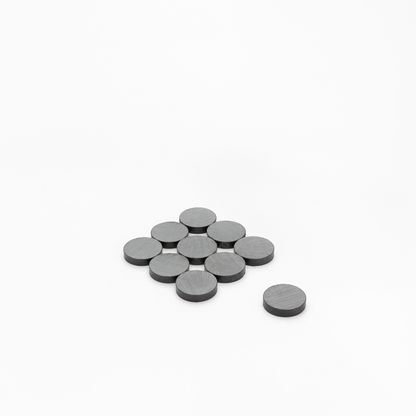 12x2.5mm Y30BH Uncoated Ferrite Disc Magnet