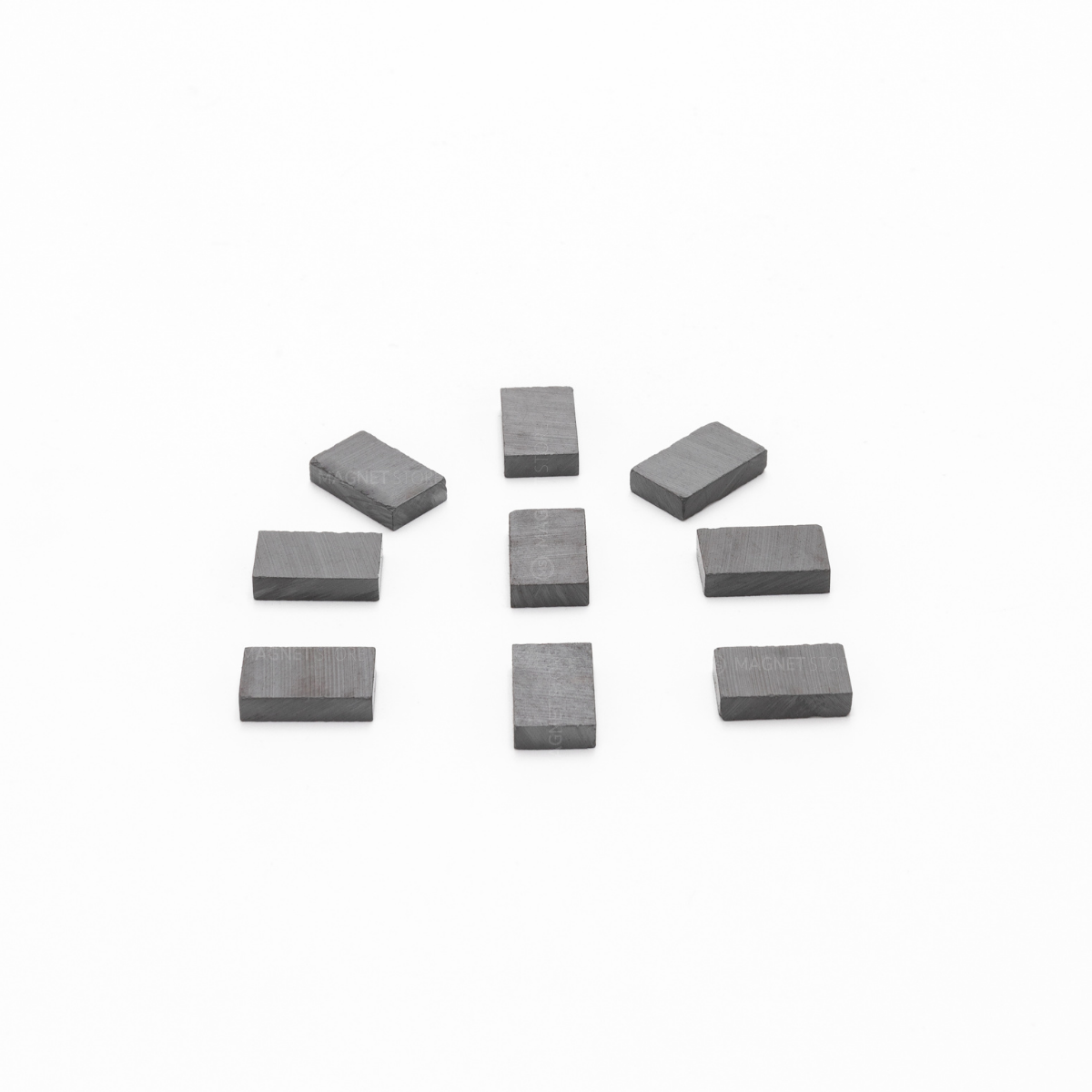 13x8x3mm Y30 BH Uncoated Ferrite Block Magnet