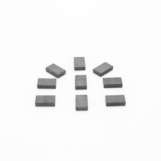 13x8x3mm Y30 BH Uncoated Ferrite Block Magnet