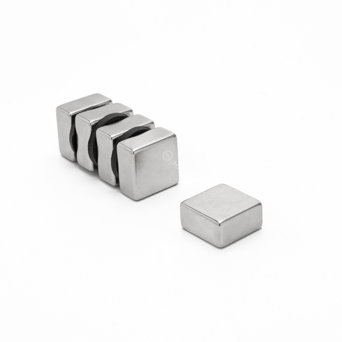 20x20x10mm N38 Ni Neodymium Block