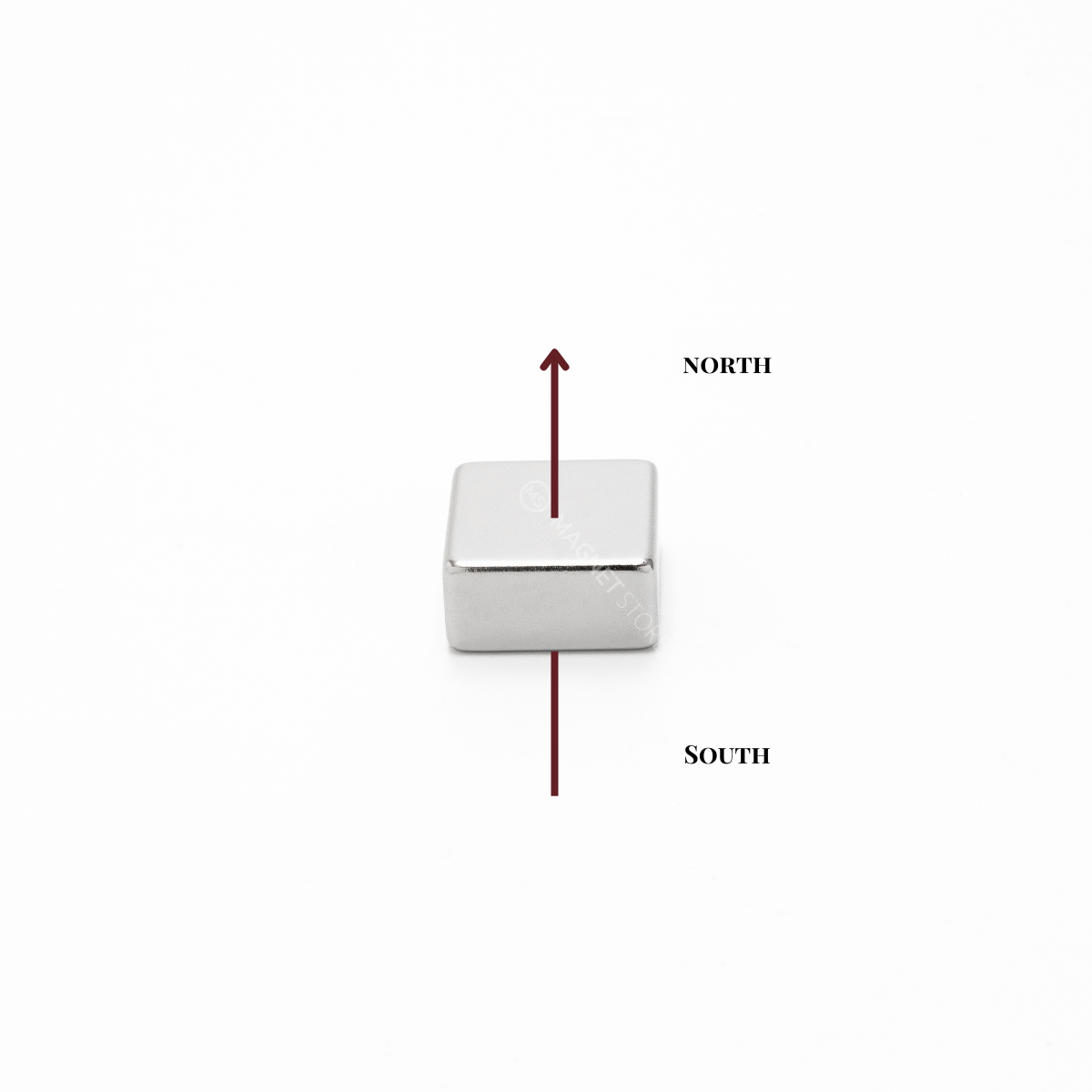 20x20x10mm N38 Ni Neodymium Block