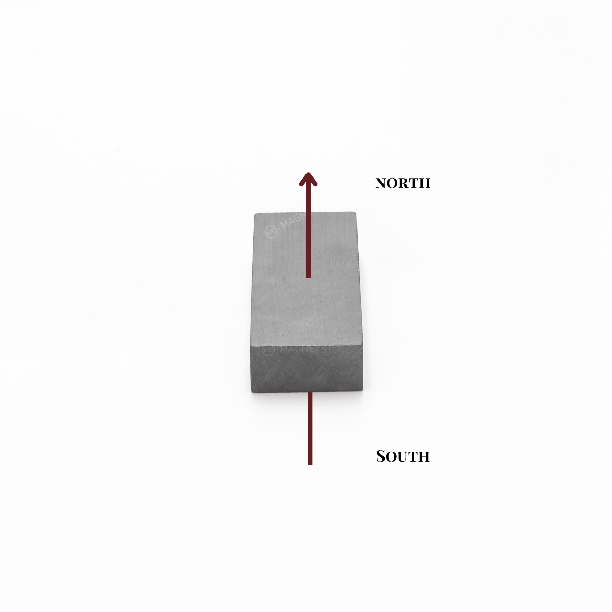 45x20x10mm Y30BH Uncoated Ferrite Block Magnet