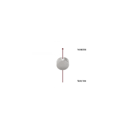 5.9x2.5mm/Diametrically N35SH Ni Neodymium Disc