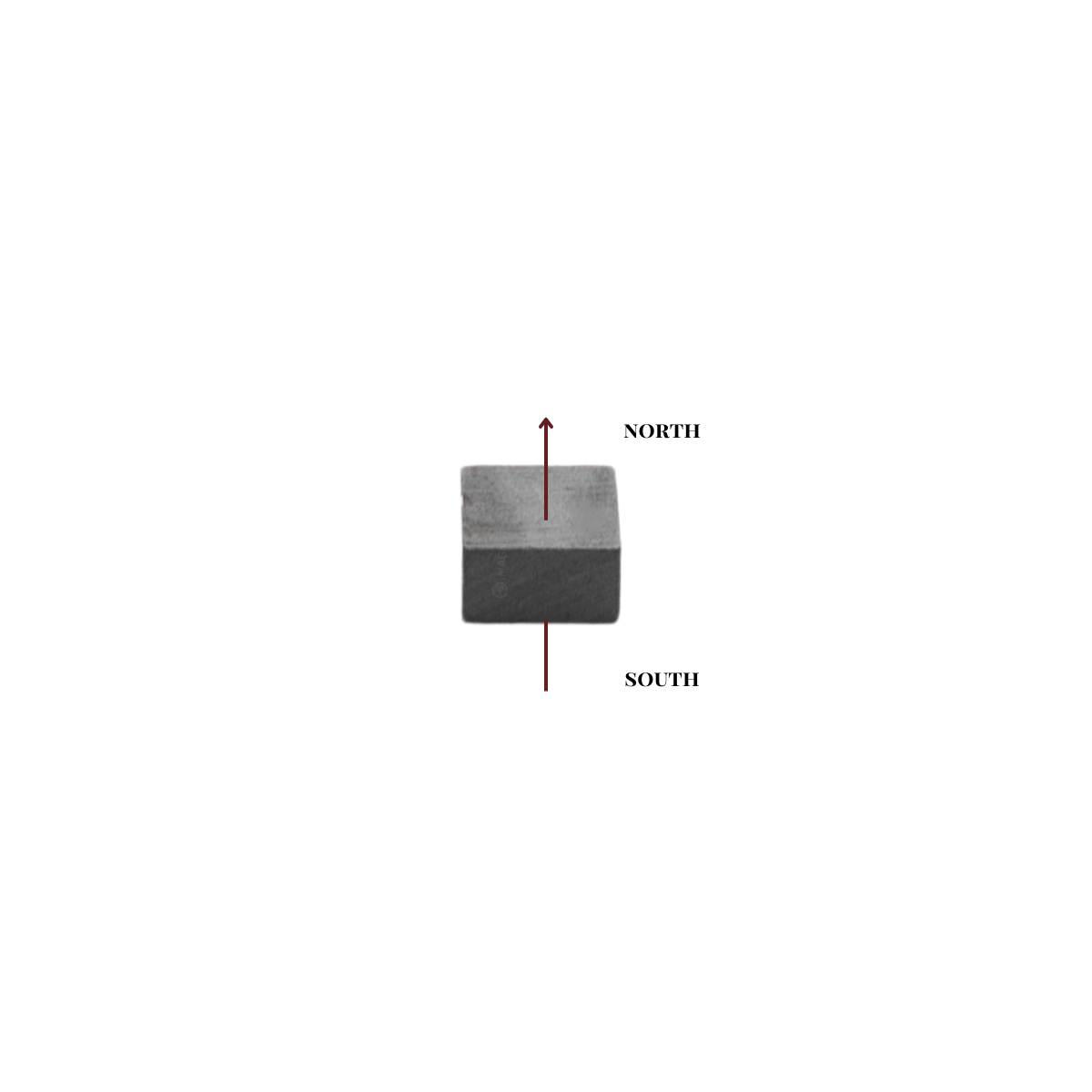 5x5x3mm Y30 BH Uncoated Ferrite Block Magnet