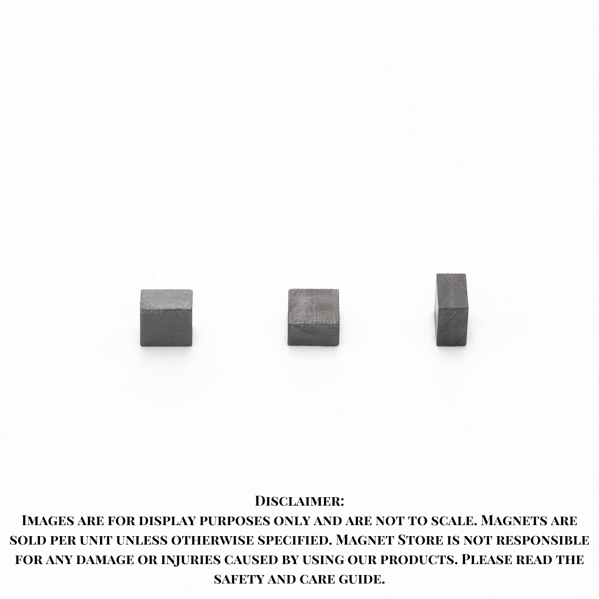 5x5x3mm Y30 BH Uncoated Ferrite Block Magnet