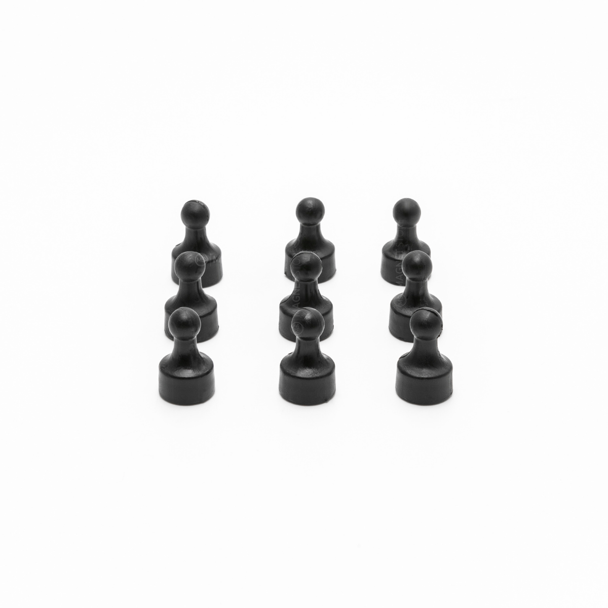 Black Magnetic Pushpin 12mm x 21mm