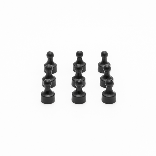 Black Magnetic Pushpin 12mm x 21mm