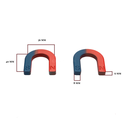 U40x36x6mm Horse Shoe Magnet