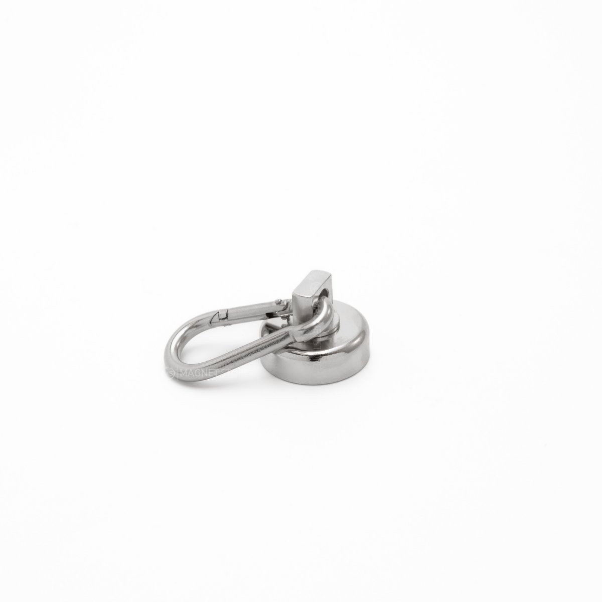 NL25 N35 Neodymium Pot Magnet with Carabiner-Rotation