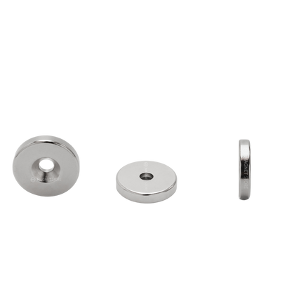 Neodymium Countersunk Magnet Od30xD13/D6.5x6mm Ni N38