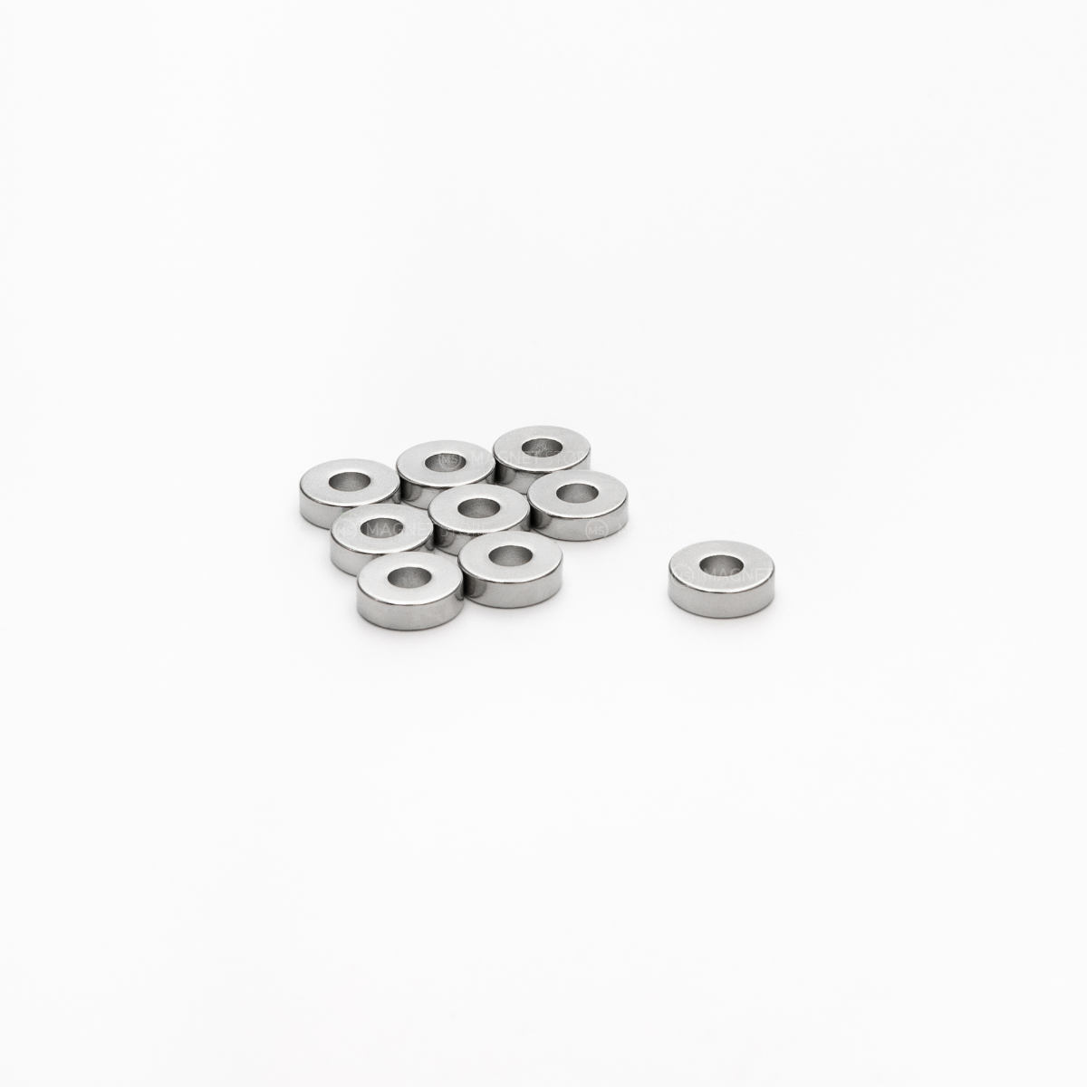 Od10xId4x3mm N38 Ni Neodymium Ring