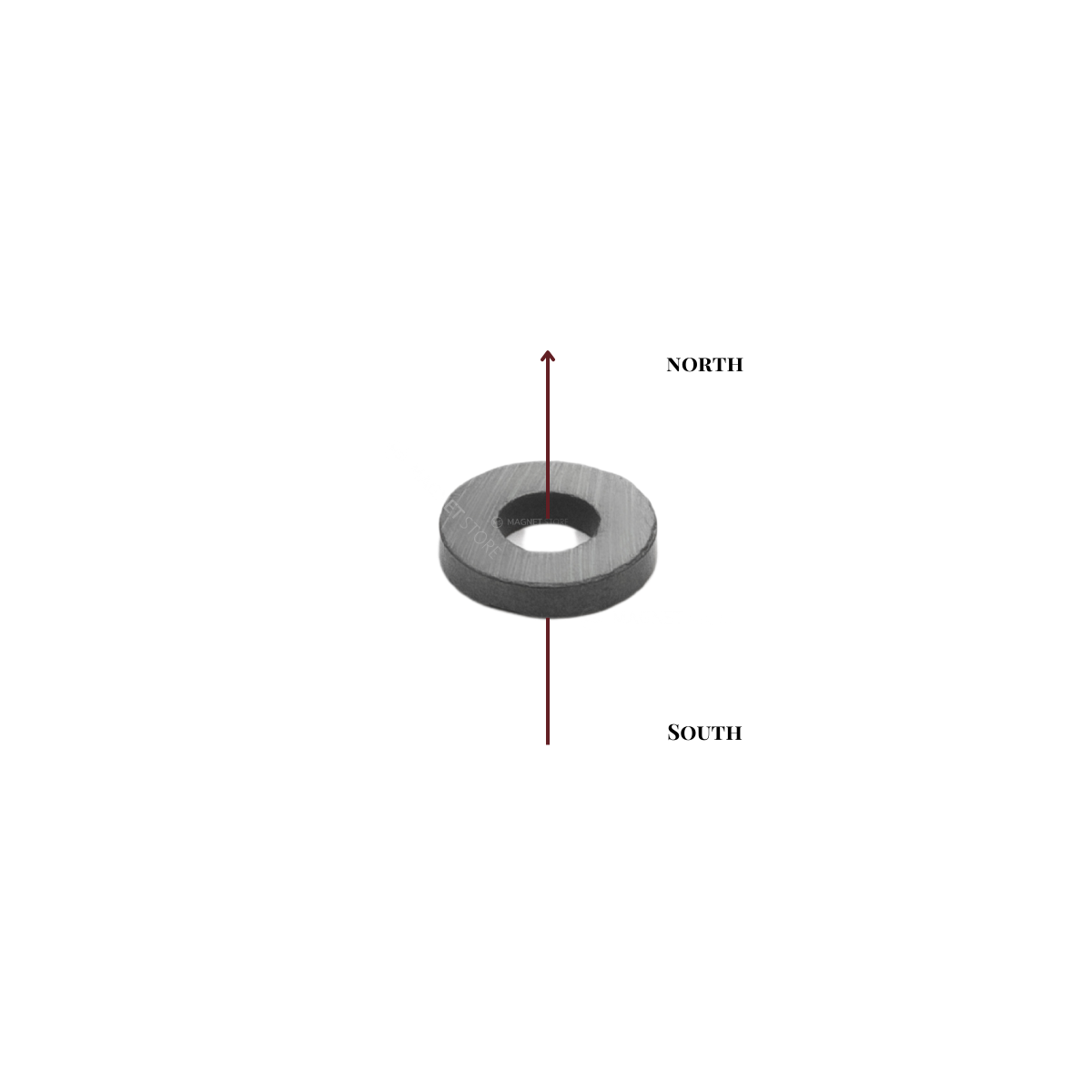 Od16xId7x3mm Y30BH Uncoated Ferrite Ring Magnet