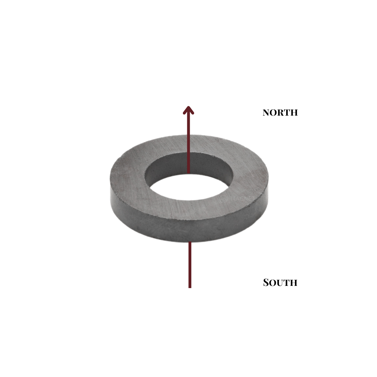 Od32xId18x5.5mm Y30BH Uncoated Ferrite Ring Magnet