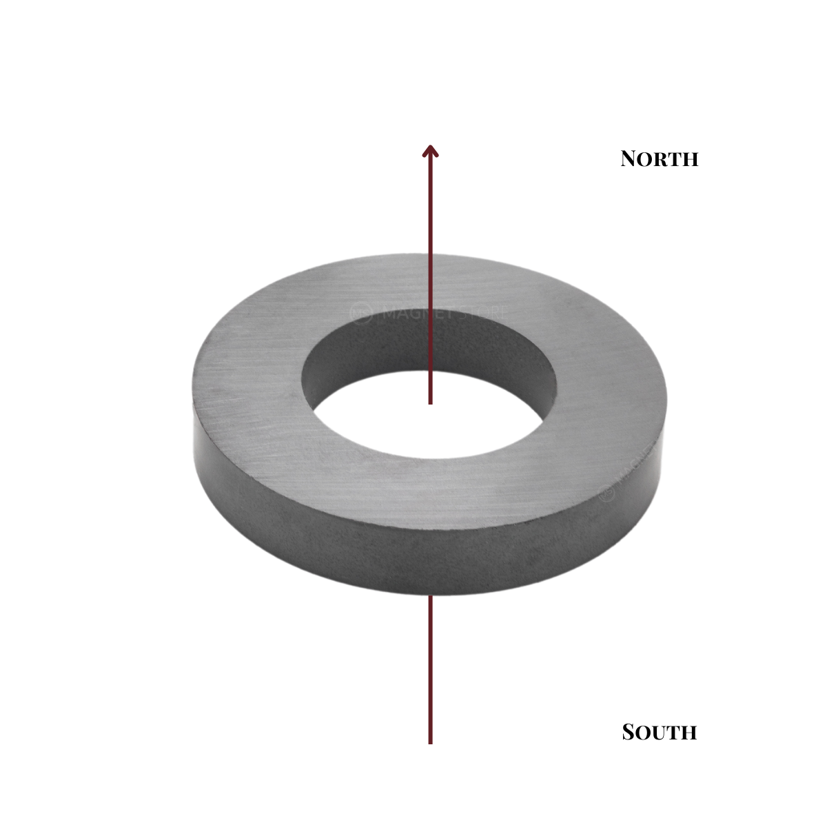 Od60xId32x10mm Y30BH Uncoated Ferrite Ring Magnet