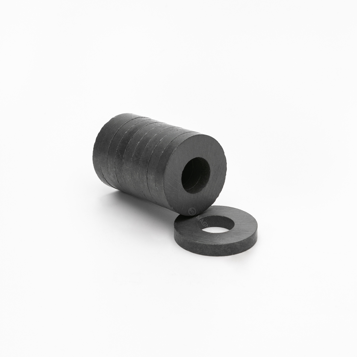 Od 25xId10X4mm Y30BH Uncoated Ferrite Ring Magnet