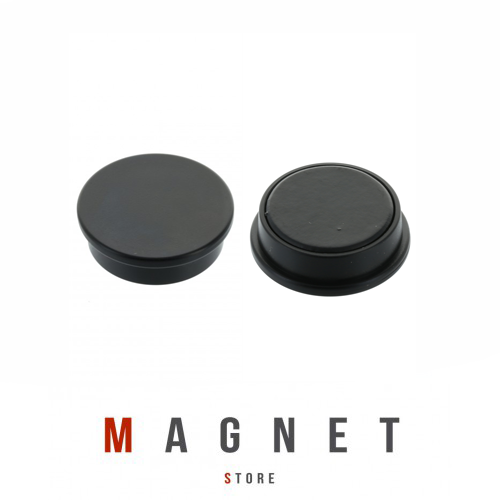 Ferrite Plastic Buttons Black