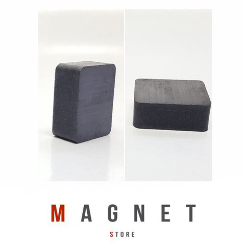 25x20x10mm Y30BH Uncoated Ferrite Block Magnet