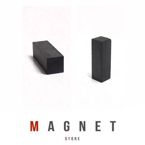 25x8x8mm Y30BH Uncoated Ferrite Block Magnet