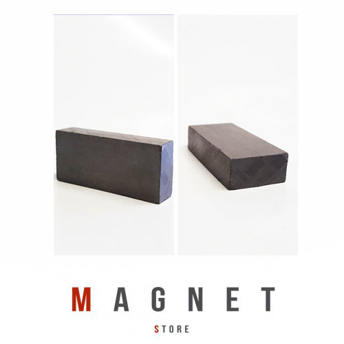 45x20x10mm Y30BH Uncoated Ferrite Block Magnet