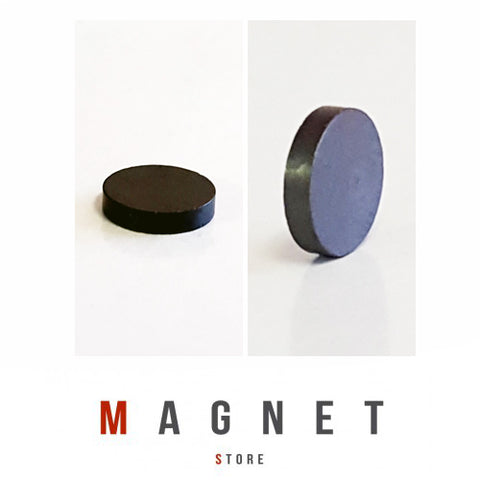 12x2.5mm Y30BH Uncoated Ferrite Disc Magnet