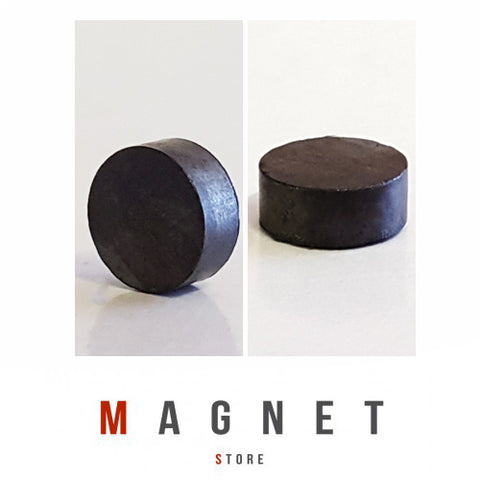 12x5mm Y30BH Uncoated Ferrite Disc Magnet