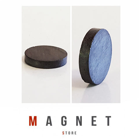 16x3mm Y30BH Uncoated Ferrite Disc Magnet