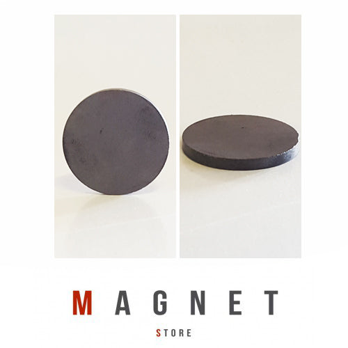 30x3mm Y30BH Uncoated Ferrite Disc Magnet