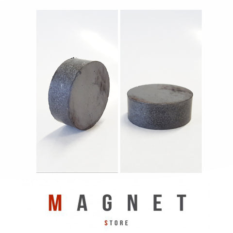 32x12mm Y30BH Uncoated Ferrite Disc Magnet