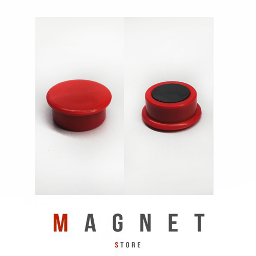 Ferrite Plastic Buttons Red – Magnet Store South Africa