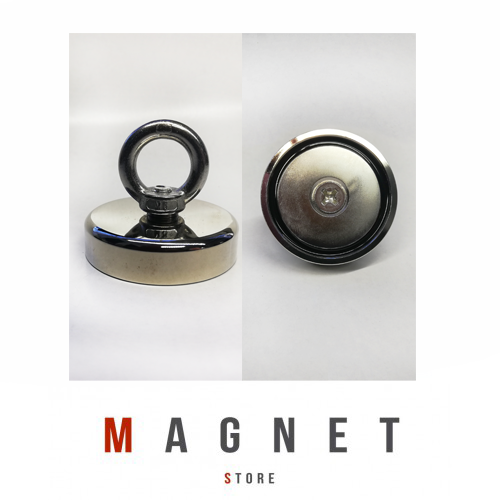 75mm Pot Magnet with Eyebolt